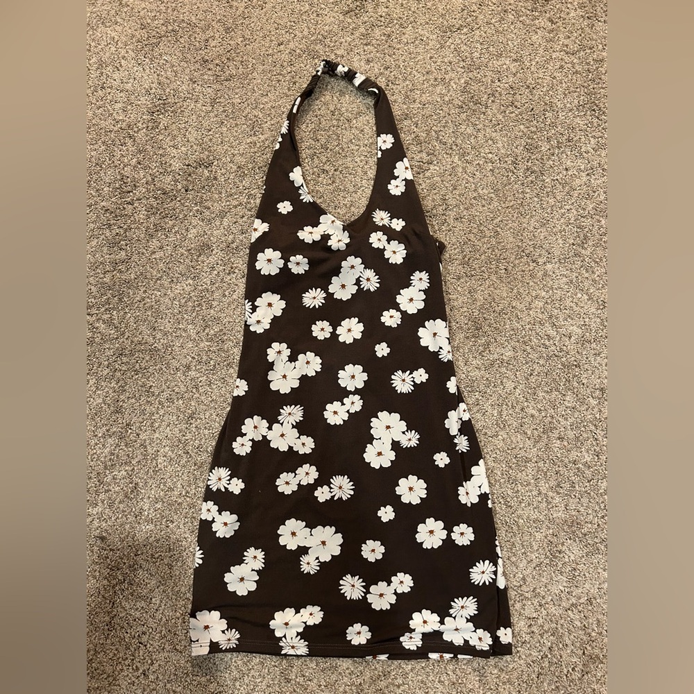 Floral Halter Dress